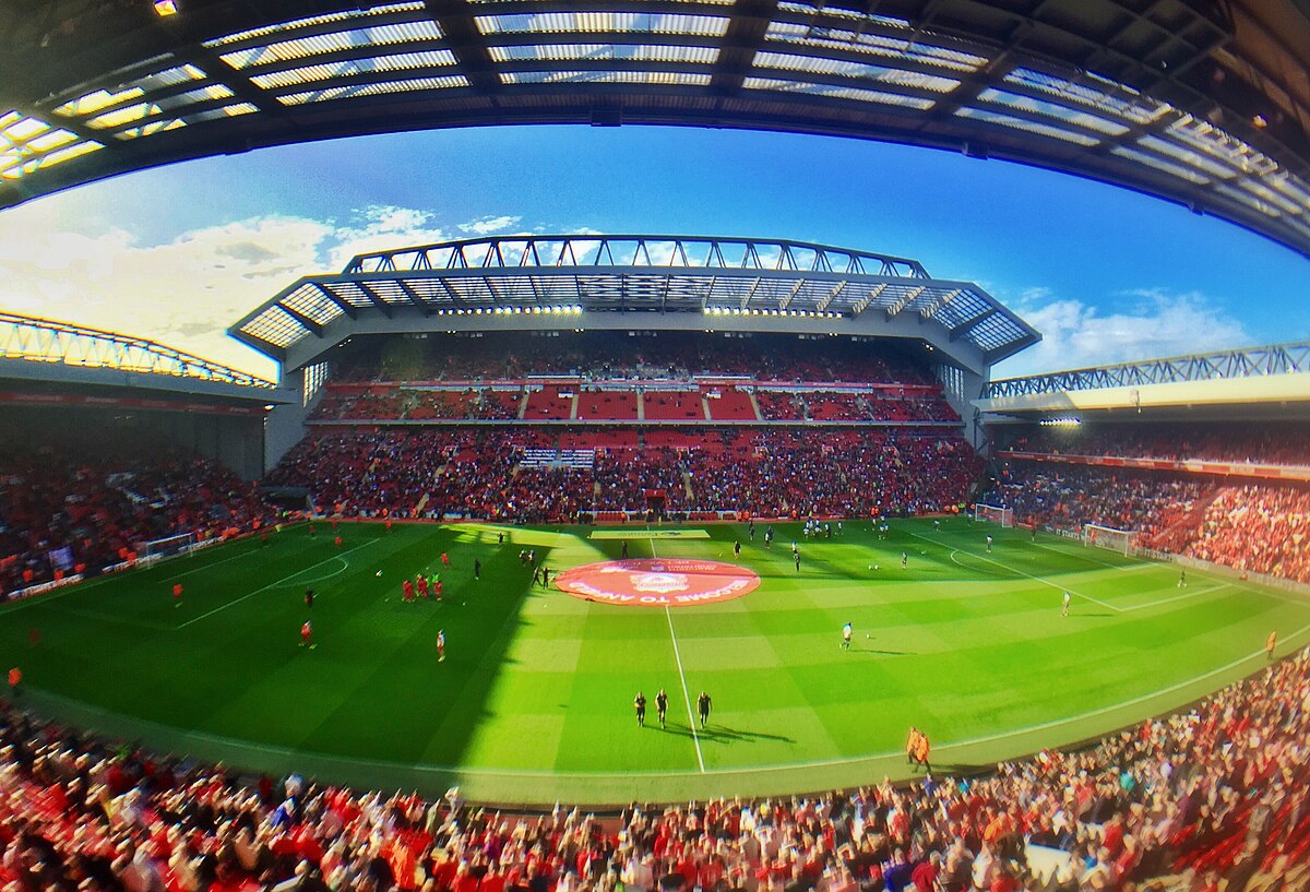Anfield (Liverpool, Anh) - Top 10 sân vận động bóng đá đẳng cấp nhất thế giới