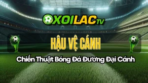 Hình ảnh minh họa vai trò của một hậu vệ cánh trong chiến thuật bóng đá đương đại, với khả năng lên công về thủ nhịp nhàng dọc đường biên.